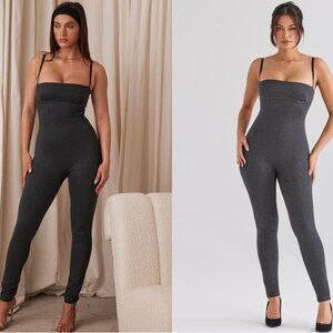 House of CB 'Luisa' Loungewear Charcoal Jumpsuit NWT